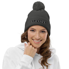 Load image into Gallery viewer, ELEVATE pom pom beanie